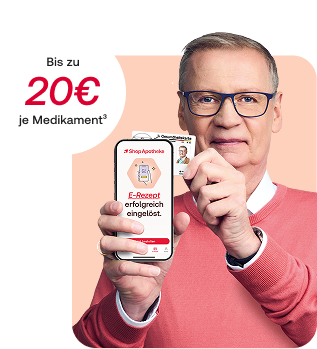 Guenther holding a card and a phone