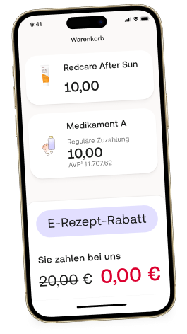Telefon mit Redcare-App